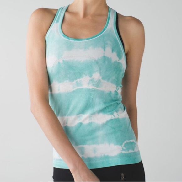 Lululemon Swiftly Tech Tank Tie Dye Size 8 Womens Workout Activewear Gym Running - Picture 10 of 10